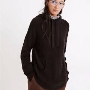 Madewell Wilmington Hoodie Alpaca Wool Oversized Hoody Sweater Sz XXS